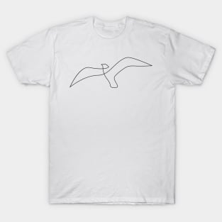 Seagull - one line art T-Shirt